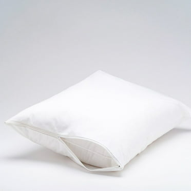Microfiber Zippered EZ Dreams Queen Size Velvet Touch Striped Pillow Protector 